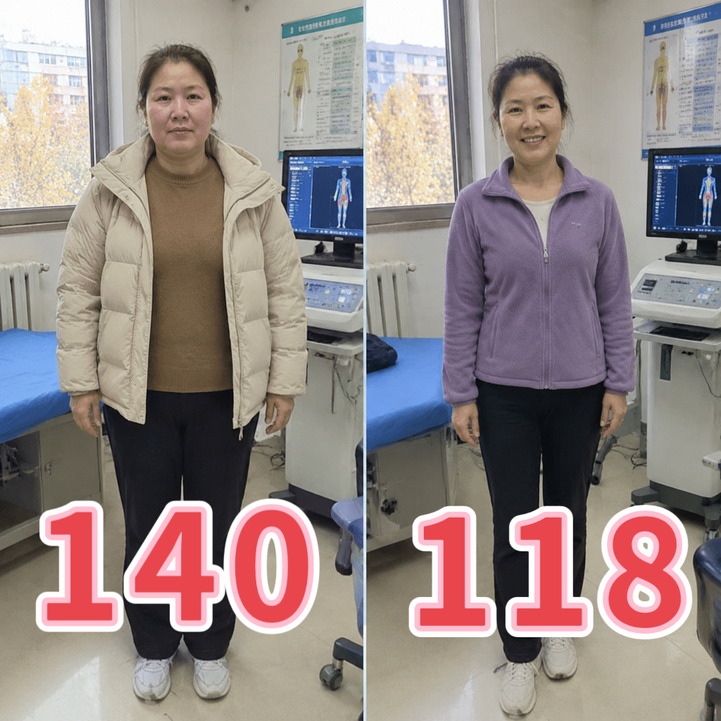 来复诊的51岁粉丝大姐，从140瘦到118，没跑一步没饿一顿！她的3条“吃饭规矩