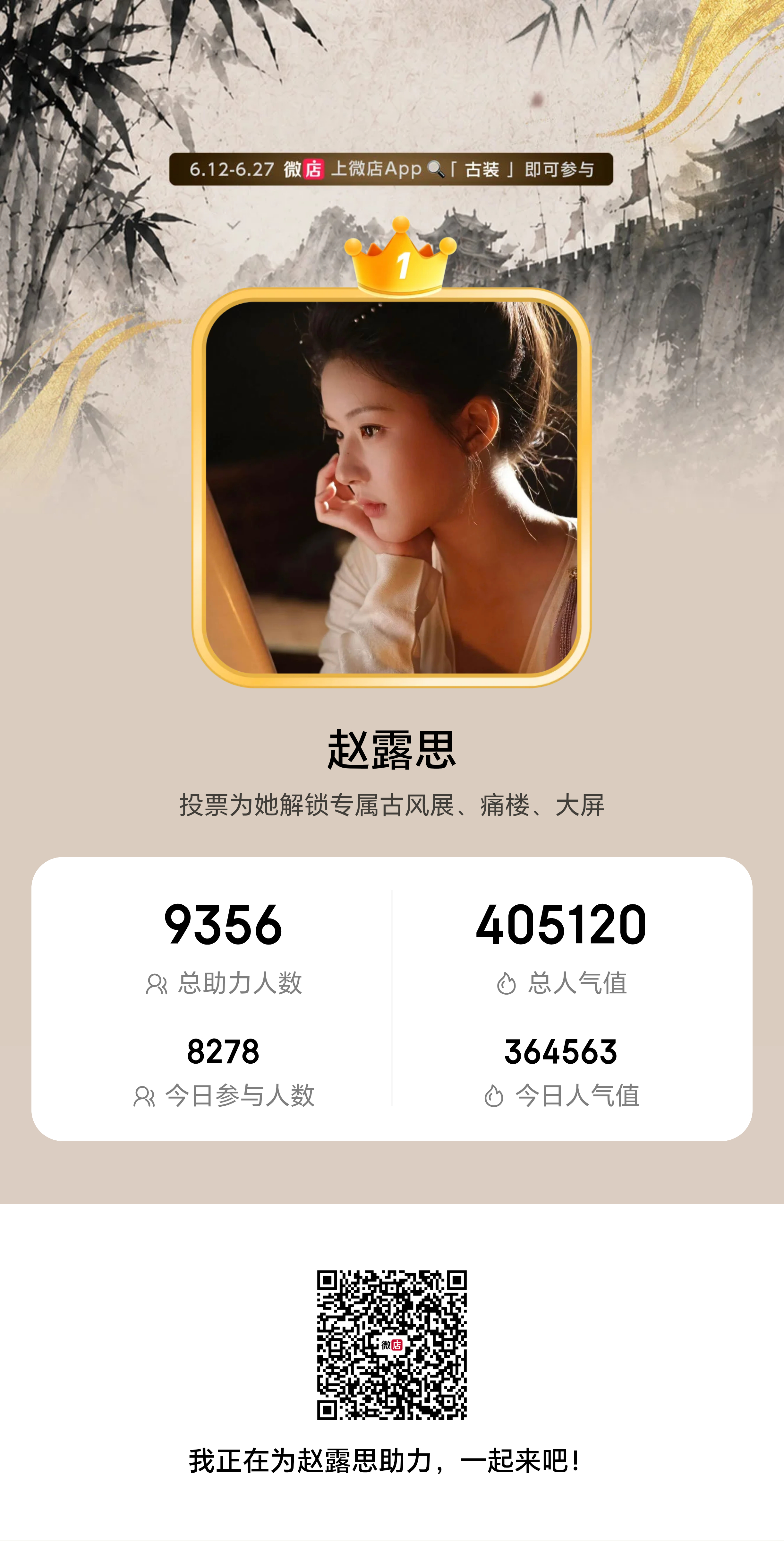 虾仁，今天参与人数8200+，都快破1万了 