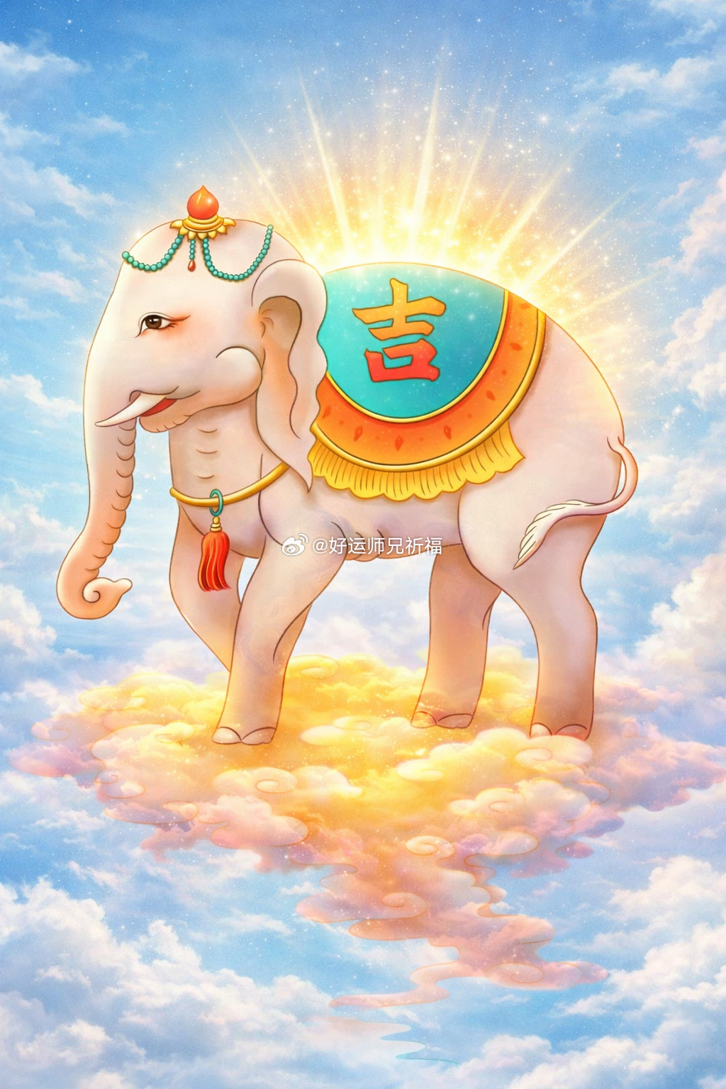 吉象久困之事渐有转机，所求之愿终得回应；贵人将至，福星高照，财喜双临，家宅安宁。