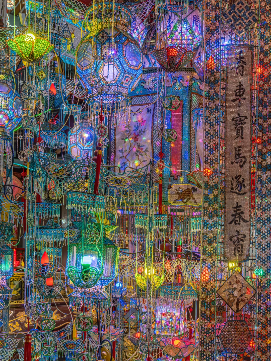 真的不是AI❗️中国版赛博朋克非遗百年珠簖灯