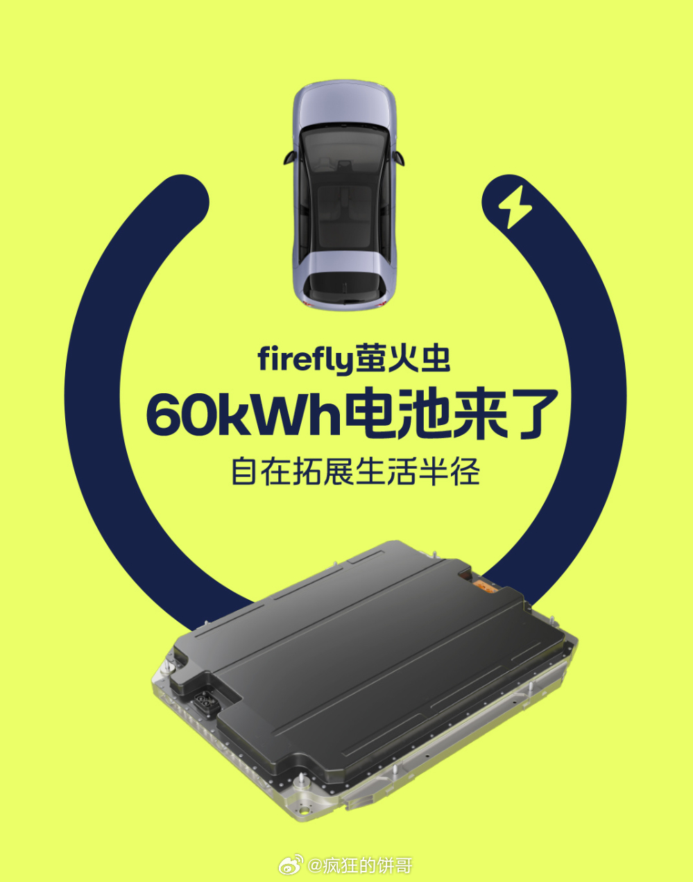 萤火虫新增一个60kWh版本，续航从420提升到560公里，这小车其实卖的不错，