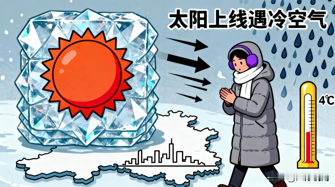 江苏太阳归位却遇“冻手冻脚”！
冷空气连环暴击+台风外围搅局
17日淮北或迎下半