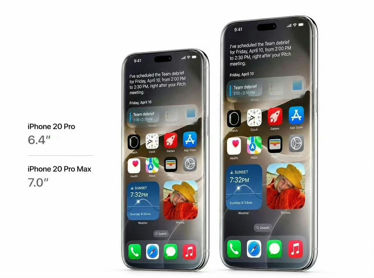 曝iPhone20Pro有望采用2D直屏!
2D直屏+玻璃盖板+液态玻璃UI，全