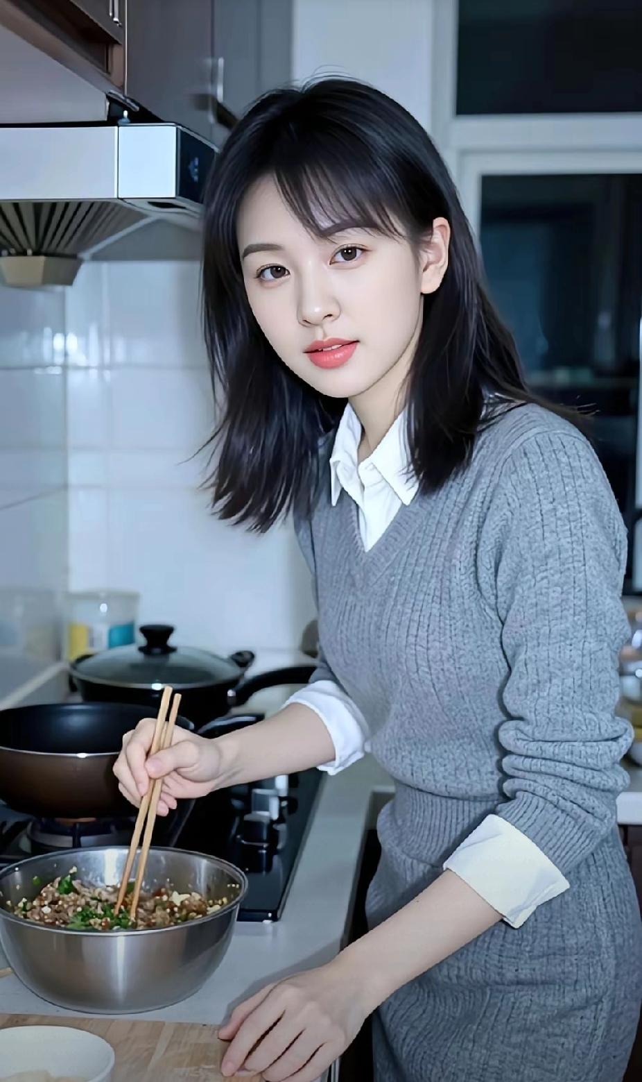 元气满满的厨房少女，轻松烹饪美味佳肴！