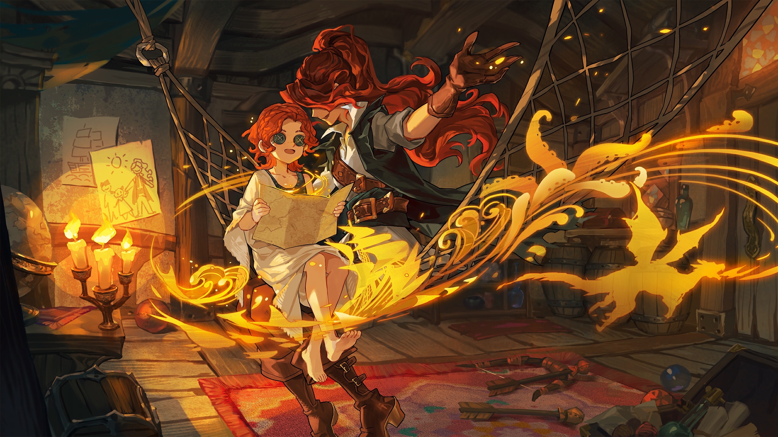 外服贺图 - 节日坚强又帅气，用温柔包裹一切的妈妈。每晚说的那一段闪闪发光的冒险