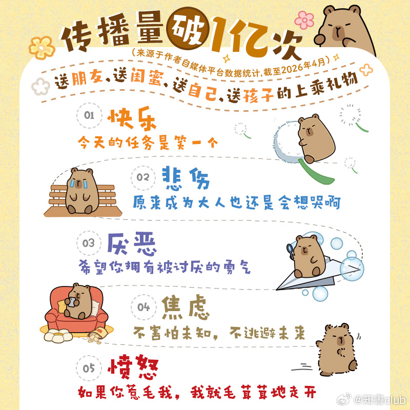 知書club 新书介绍丨这是一本融合丰子恺先生经典散文与卡皮巴拉趣味漫画的互动解