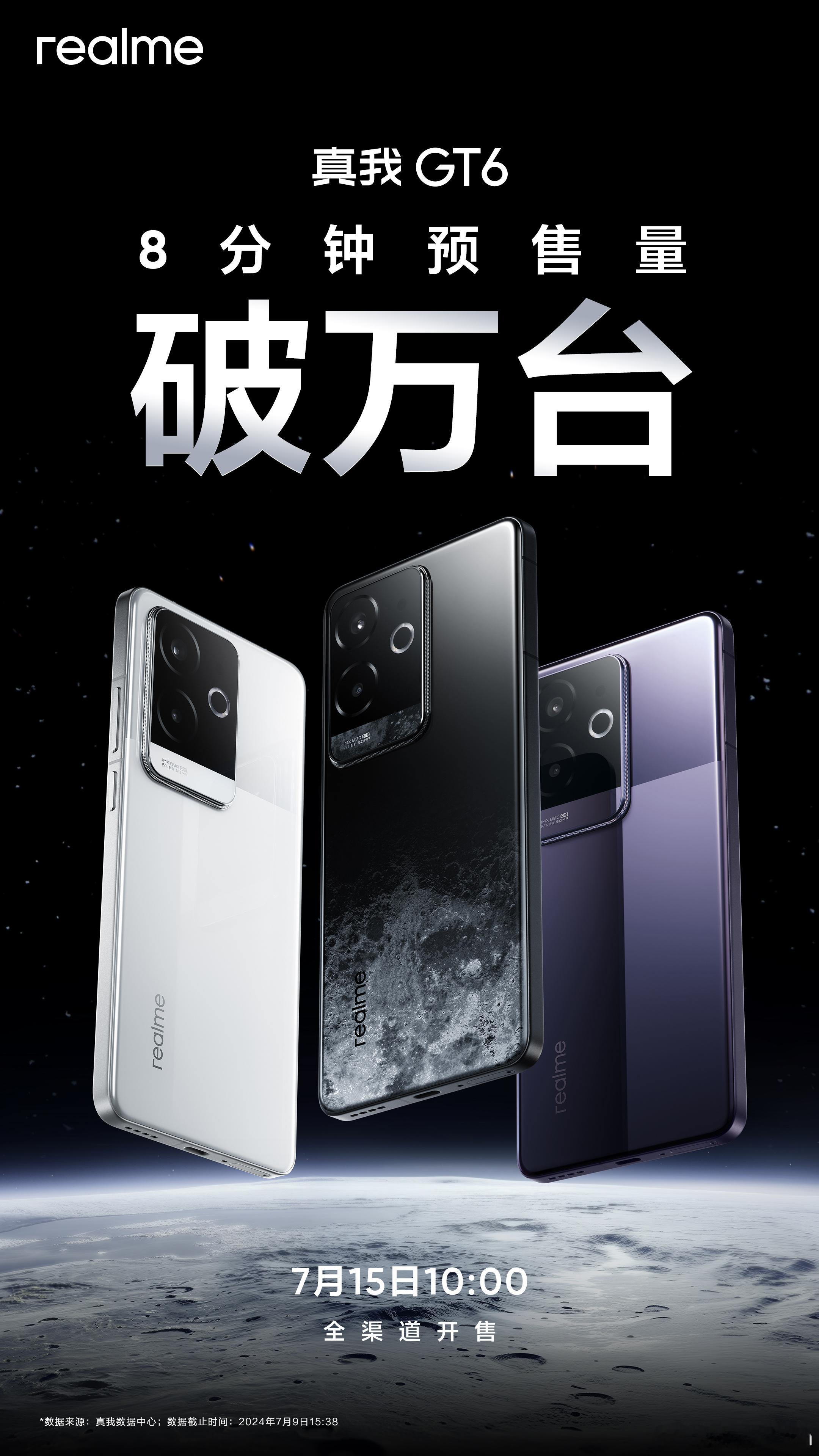 真我GT6，8分钟预售破万台这里面有你们吗？ ​​​