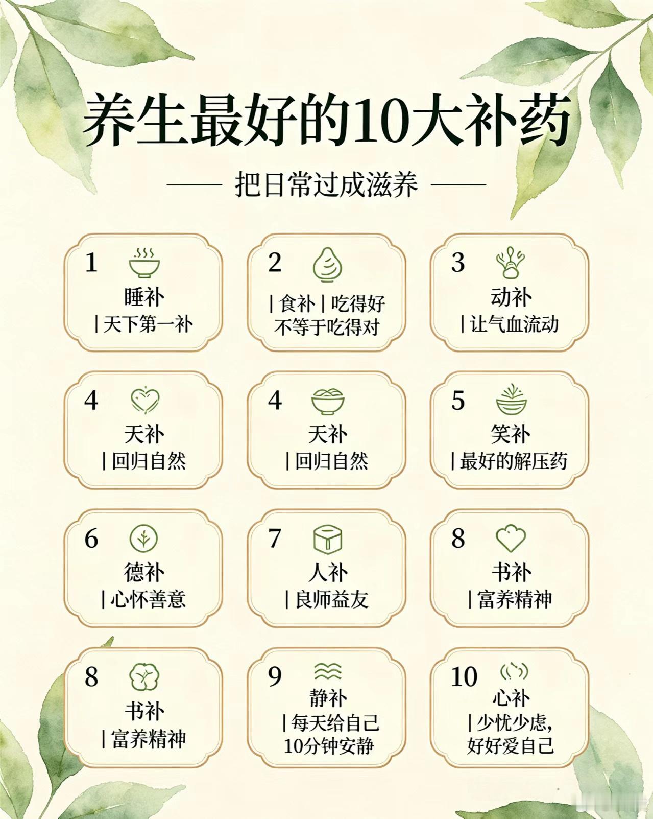 養生最👌的十大補藥 ​​​