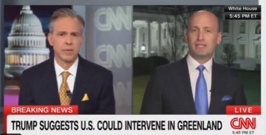 【美国当局质疑丹麦对格陵兰岛的控制合法性，并且不排除以武力吞并该领土的可能性。】