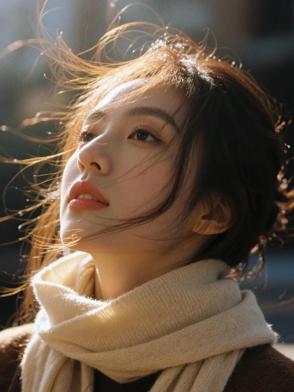 AI逆光氛围感胶片 随变ai随便玩 ai创作 用ai创作打开春天 随变一拍都很夯