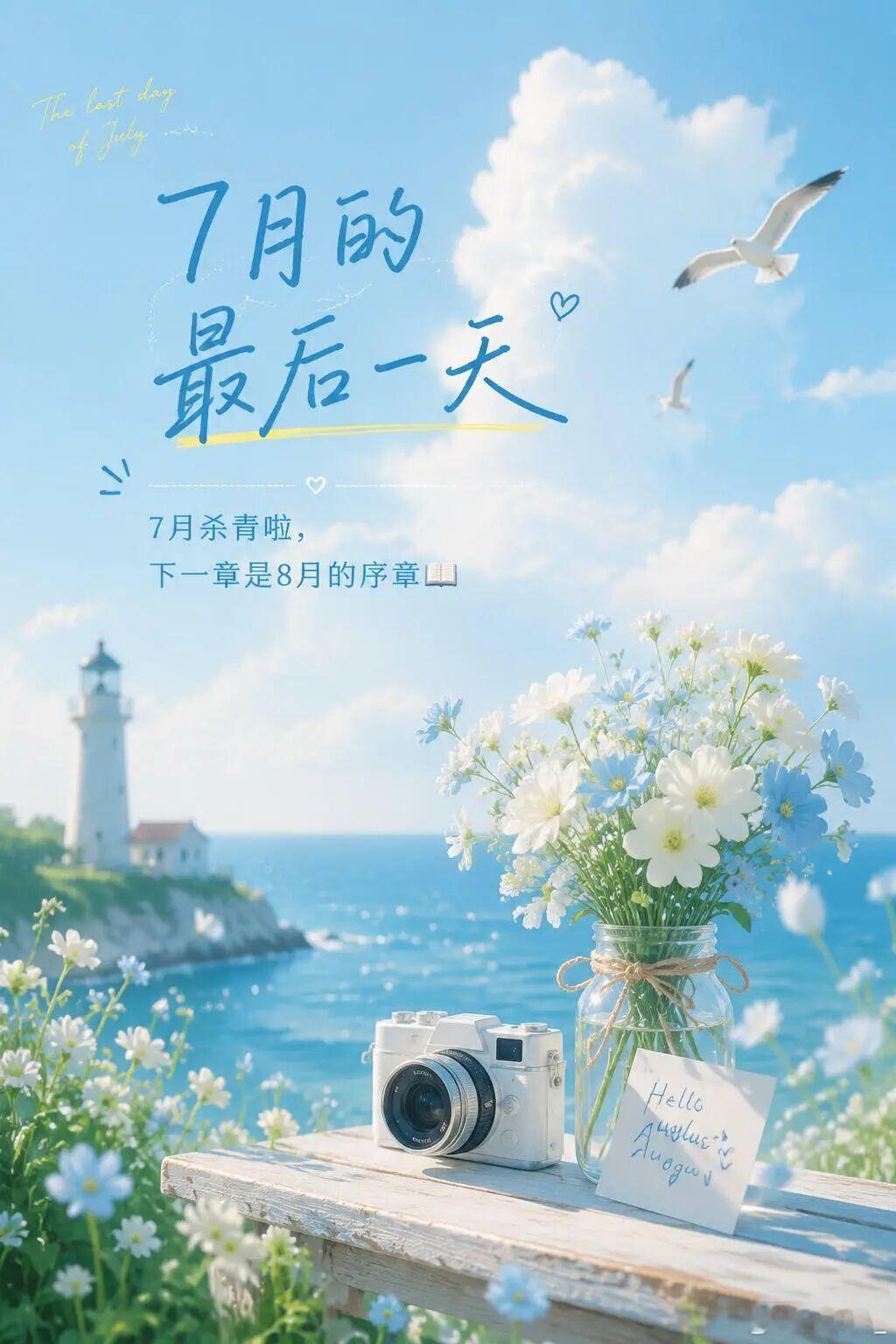 ²⁰²⁶/₀₇.₃₁喜欢七月的最后一天，好像所有忙碌都能好好收尾，旧月收官，新程