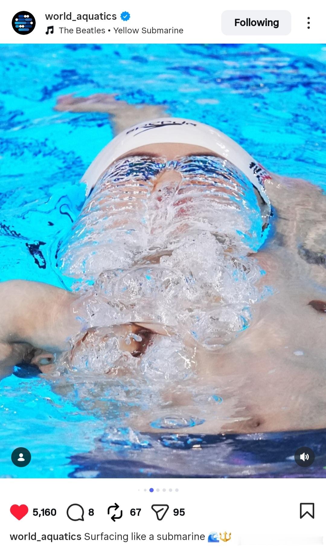 世界泳联ins/像潜艇一样浮出水面｜大年初八，马年第一个工作日，祝鸿图新展，新的