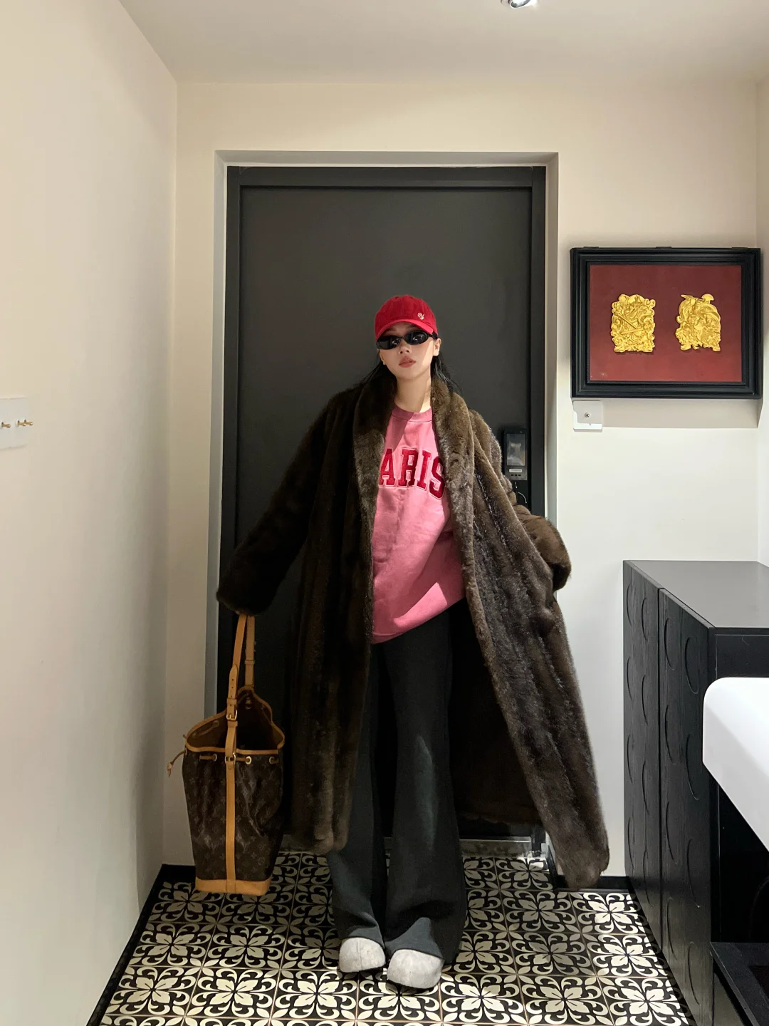 冬天就该穿皮草啊！！！