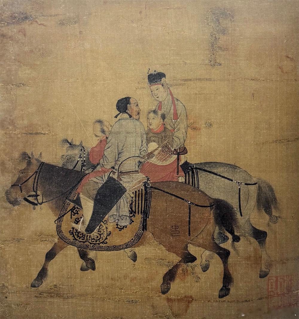 【中华名画欣赏 宋代——《文姬图》】       《文姬图》取材于汉末才女蔡文姬