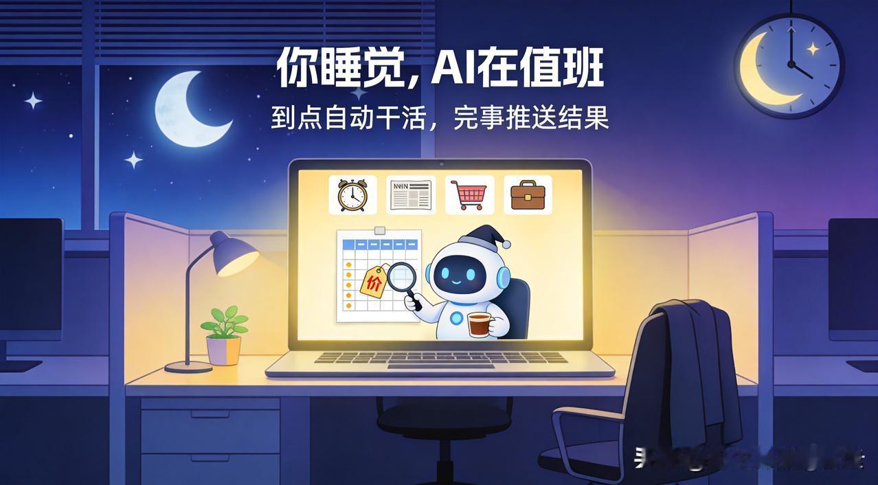9亿人白用的功能上线：AI开始自己"上夜班"了
ChatGPT做了个很容易被忽略