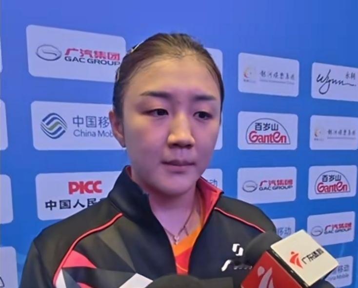 陈梦赛后采访说的也太实在了
       今晚，在全运会乒乓球女单半决赛中，陈梦
