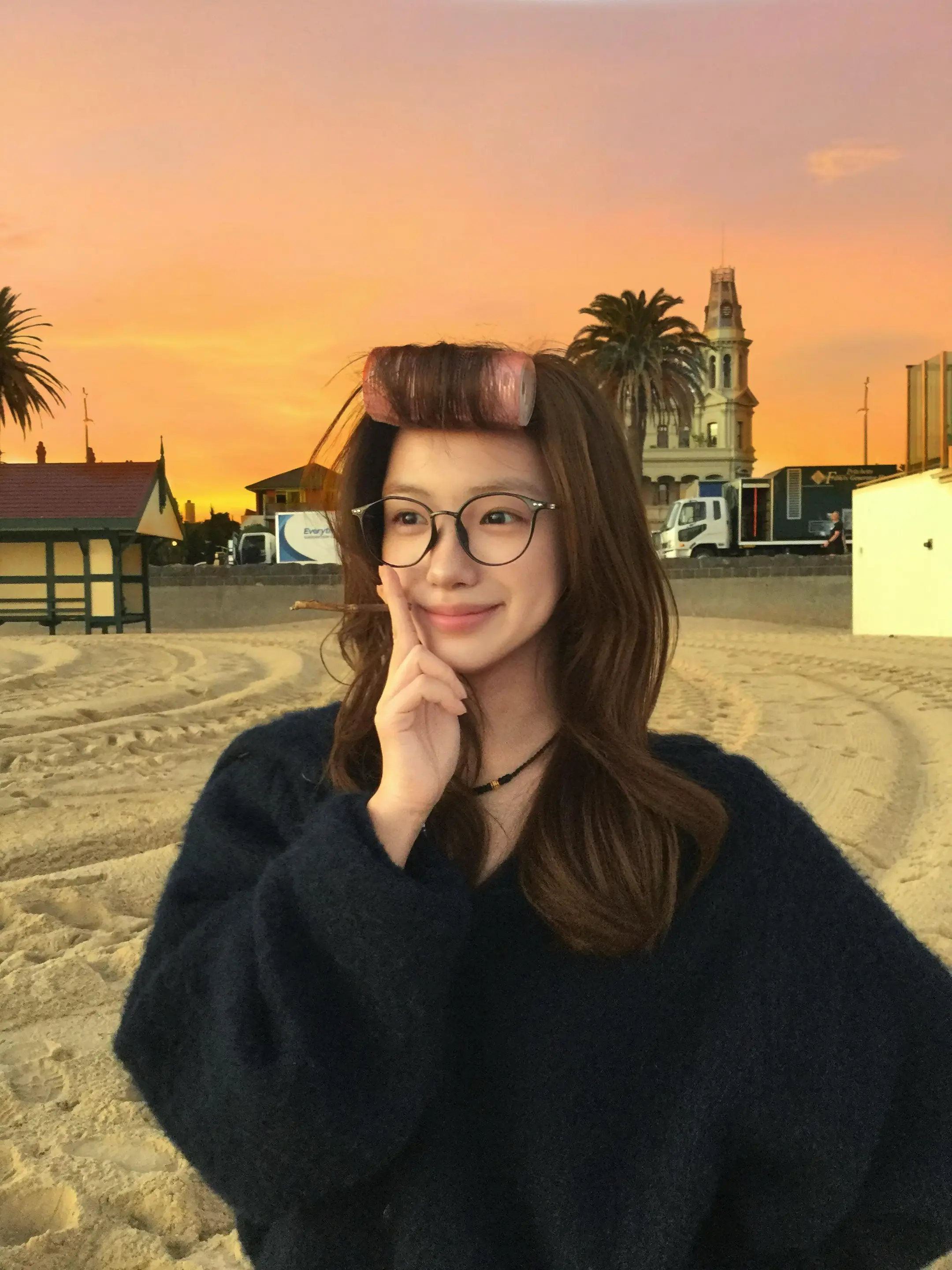 她是小众女孩 不是那种装酷的妹