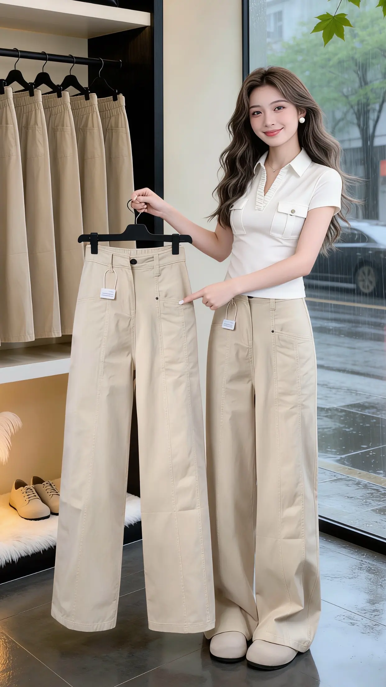 修饰腿型的裤子 百搭神裤人手一条 显瘦显高显腿长裤子 时髦不费力的夏日...