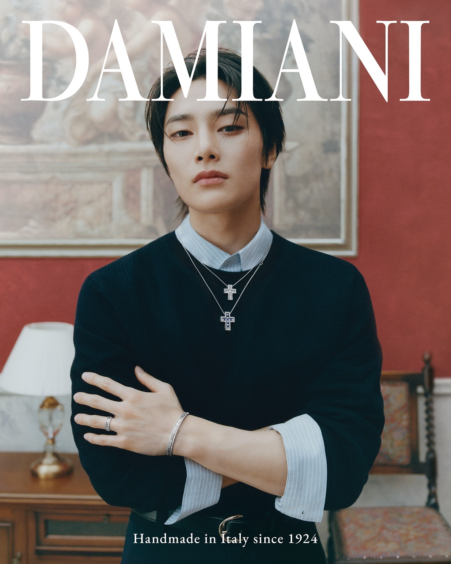 梁精寅 x DAMIANI Holiday 2025 Campaign意大利珠宝
