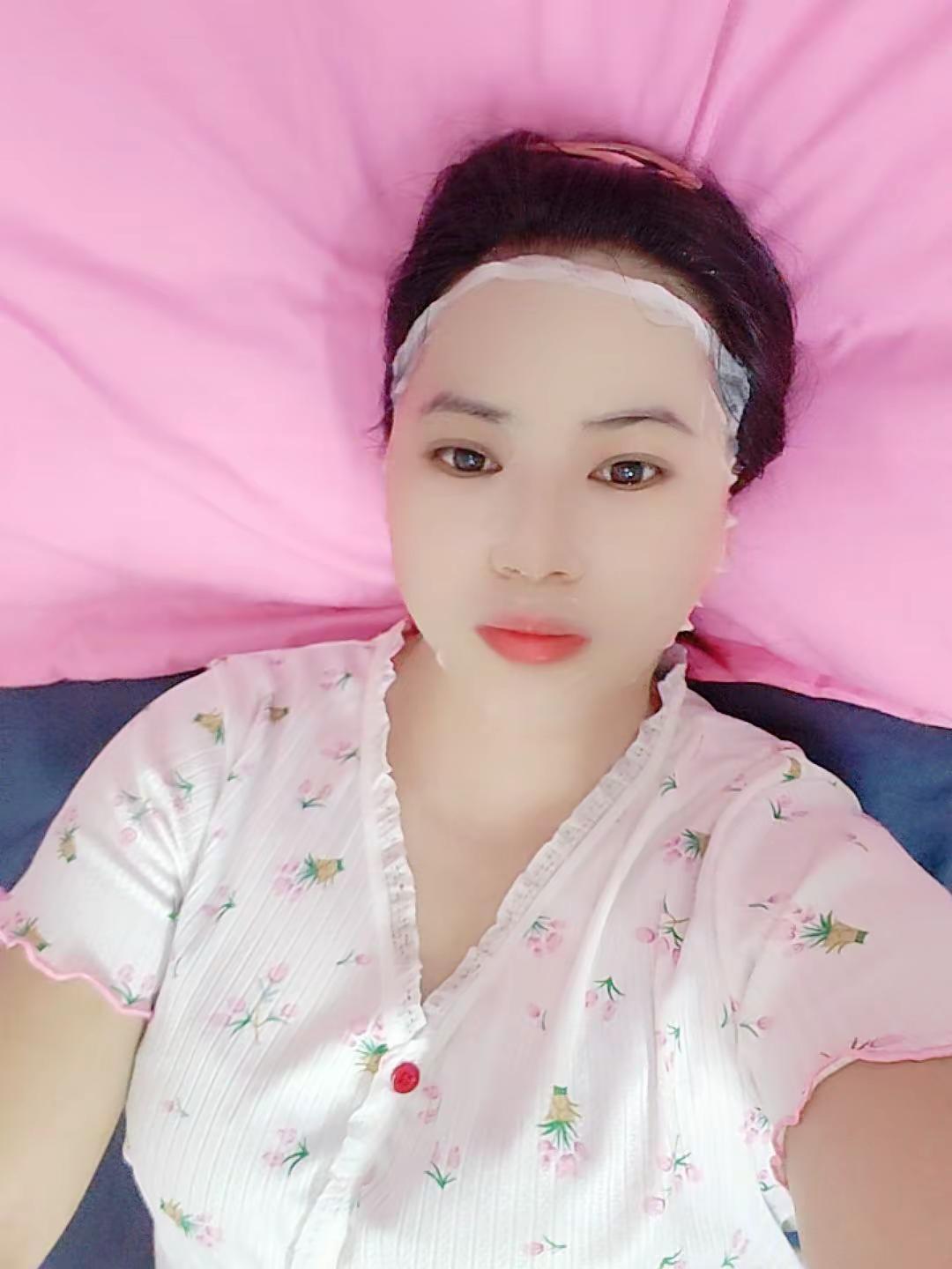 敷下面膜