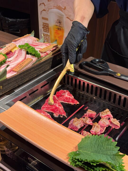 近期在佛山满意的一餐💕板前烤肉氛围感满满