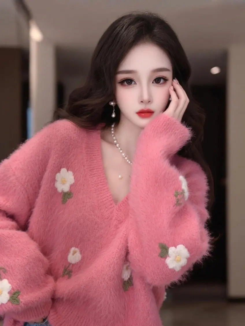 温柔穿搭 毛衣 仙女穿搭 新年穿搭 毛衣套装