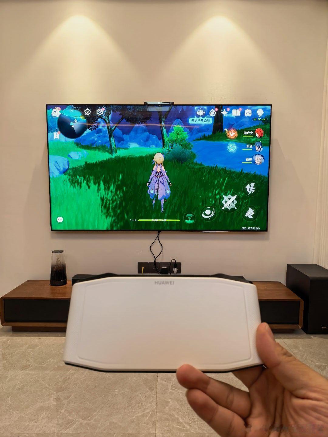 华为智慧屏matetv 原神！启动！
