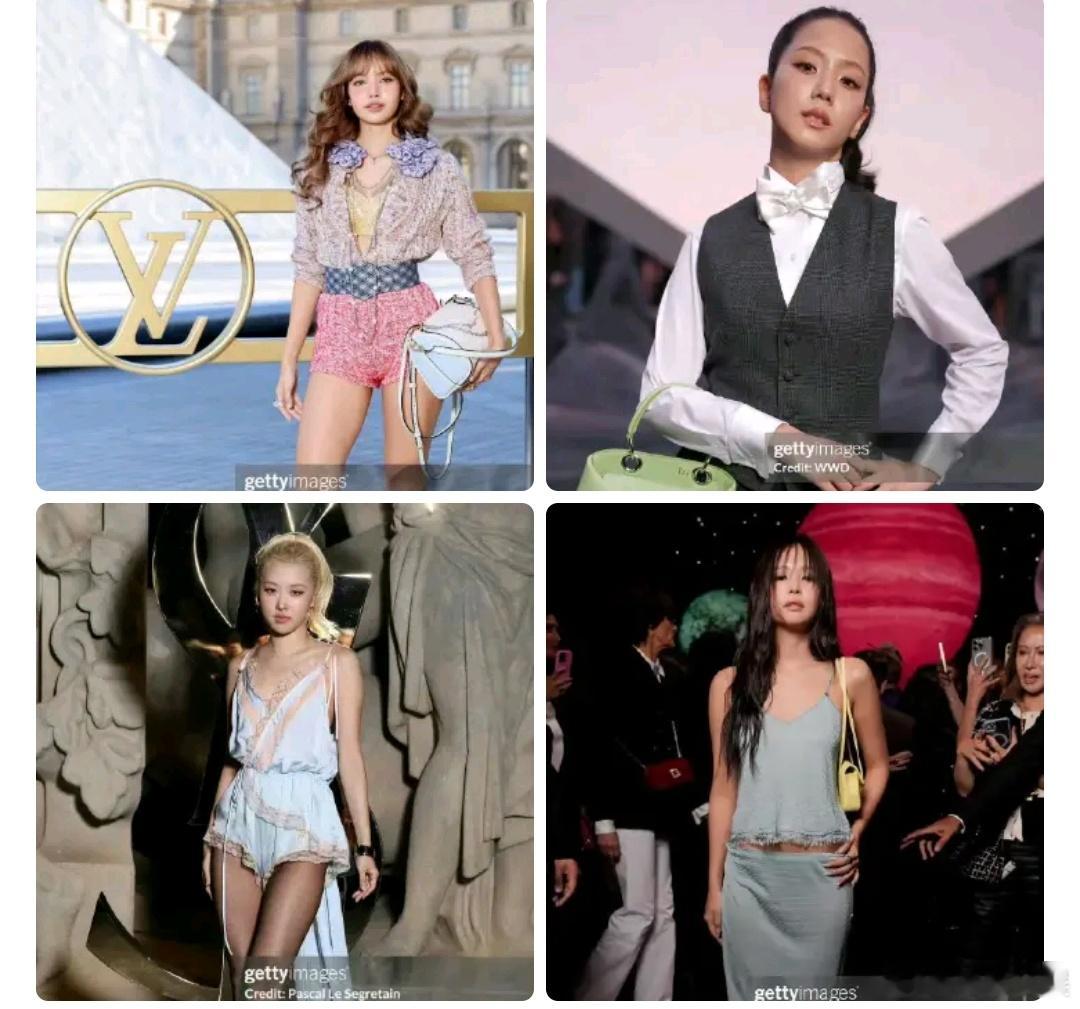 blackpink四人G社生图blackpink本次时装周G社生图blackpi