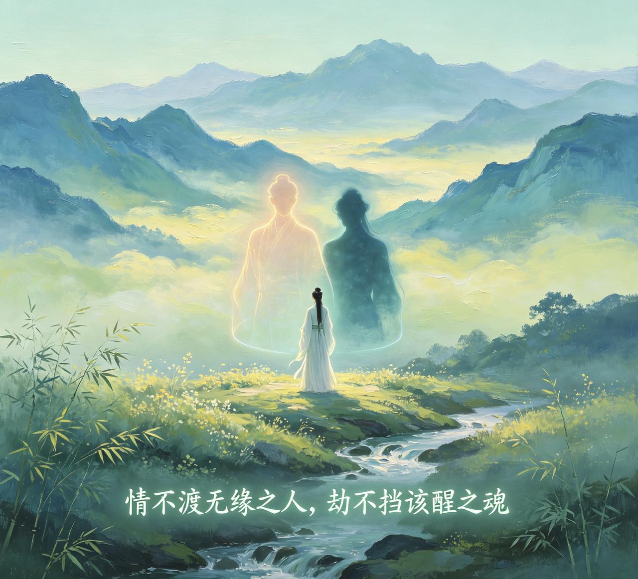 “情不渡无缘之人，劫不挡该醒之魂”
从道家讲，婚姻里最毒的坑，不是对方变了，是你