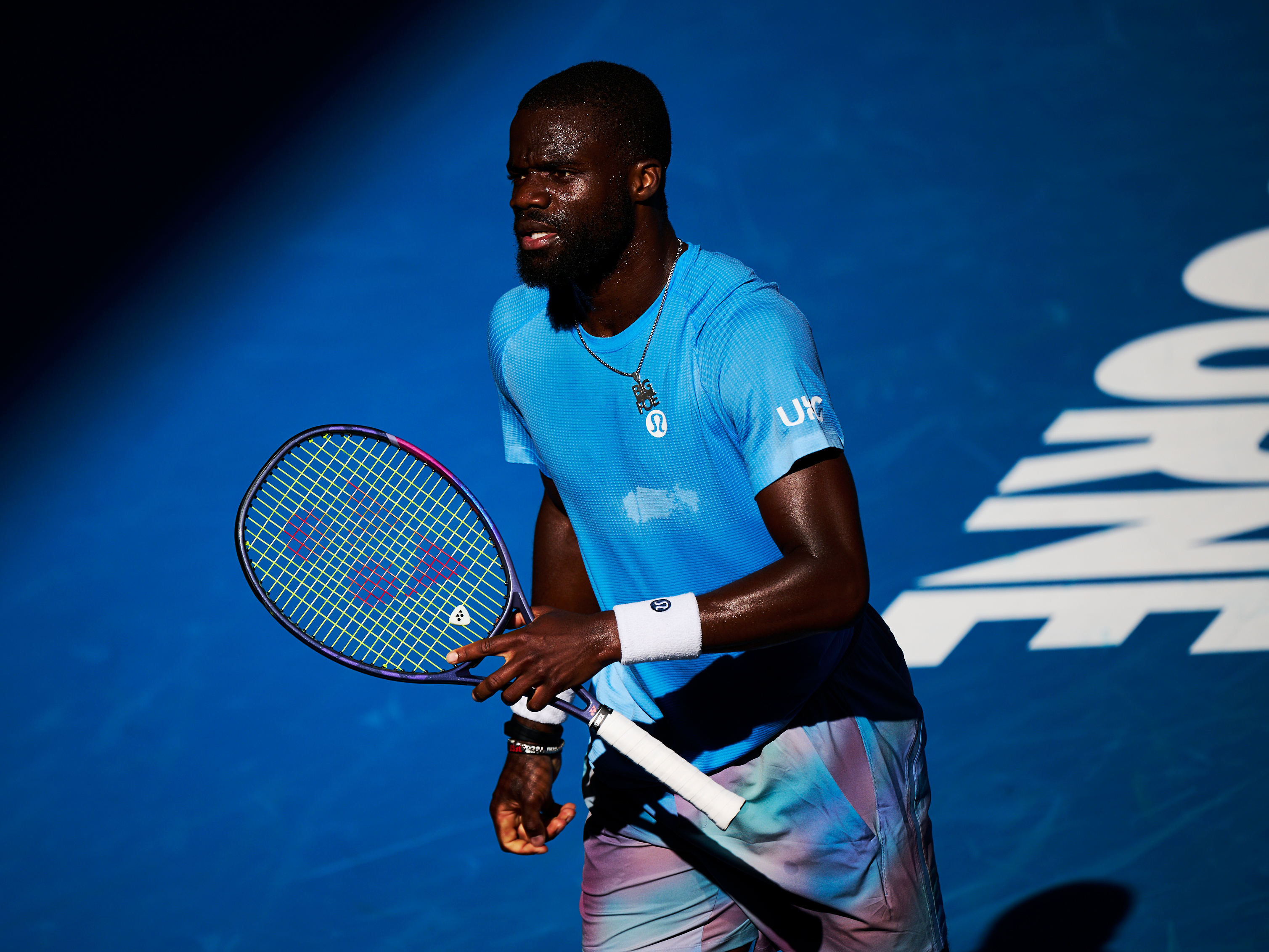 蒂亚福澳网2026 初亮相！浅蓝系Lululemon和澳网蓝也很搭！摄影：记者 