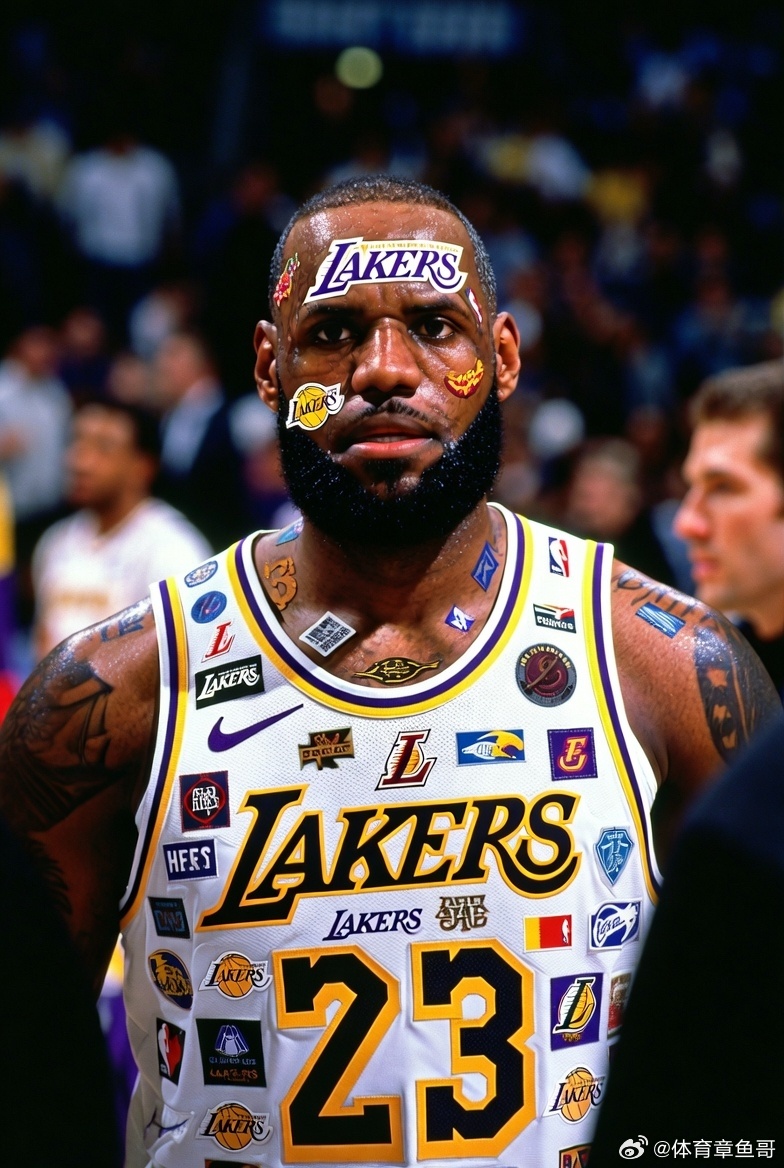 詹姆斯 美媒调侃，等詹姆斯退役那天，全身都是各种纪念logo！詹姆斯预判杜兰特传