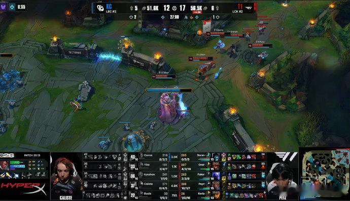 Faker开车送大龙Peyz被激发全力状态Faker 送出大龙给到对手机会，反而