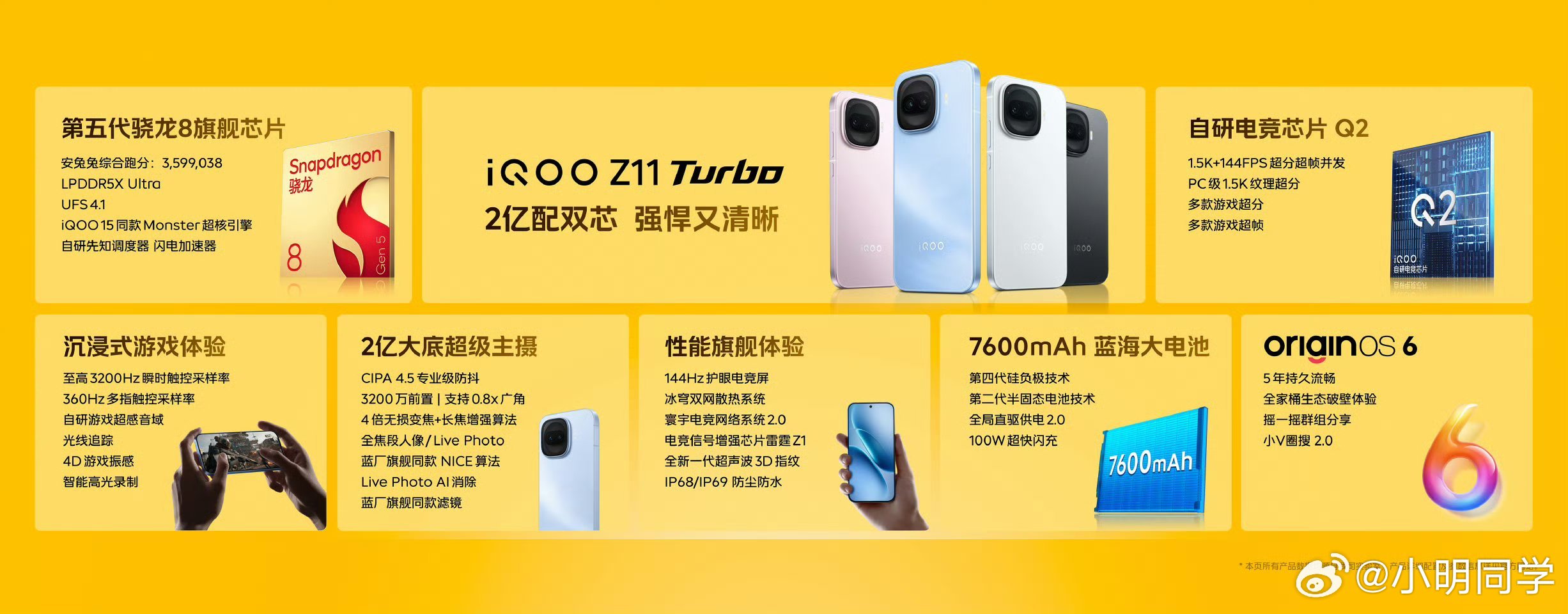 iQOO Z11 Turbo售价2699元起，首销期立减后仅售2399元起，国补