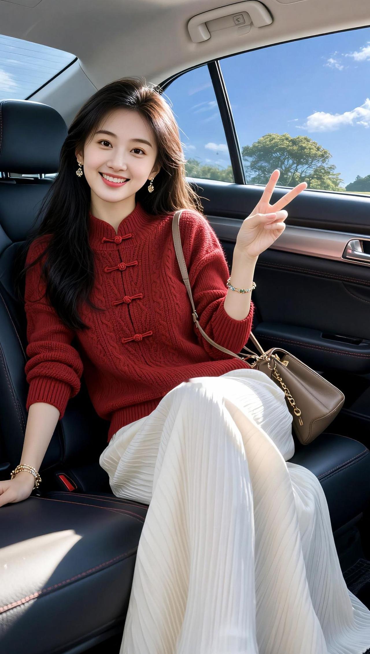 AI车内光影写真 抖音ai创作 拍车日常