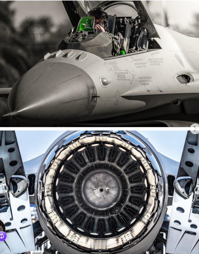F-16“战隼”是美国开发的单发轻型多用途战斗机。它首创翼身融合与电传操纵技术，
