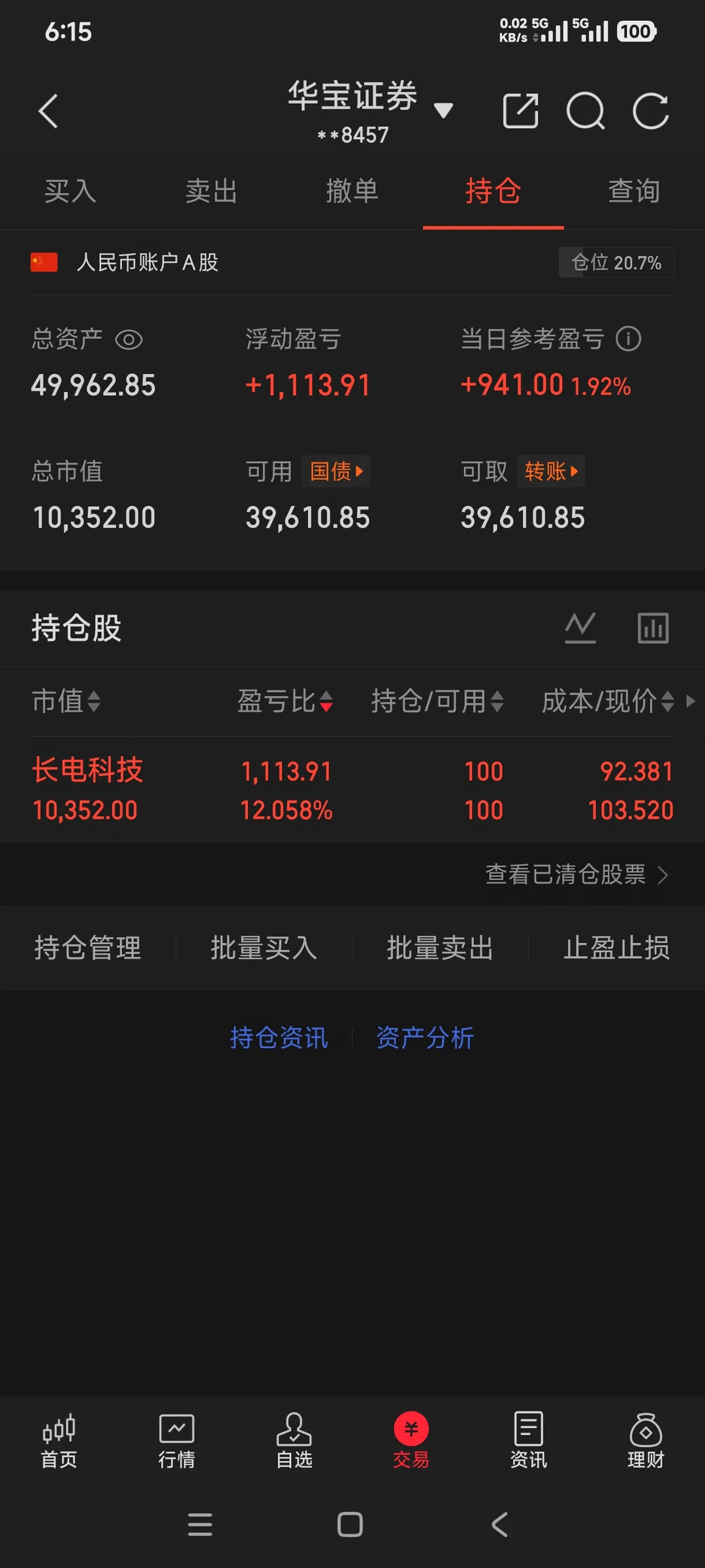 7.9号实盘Day5