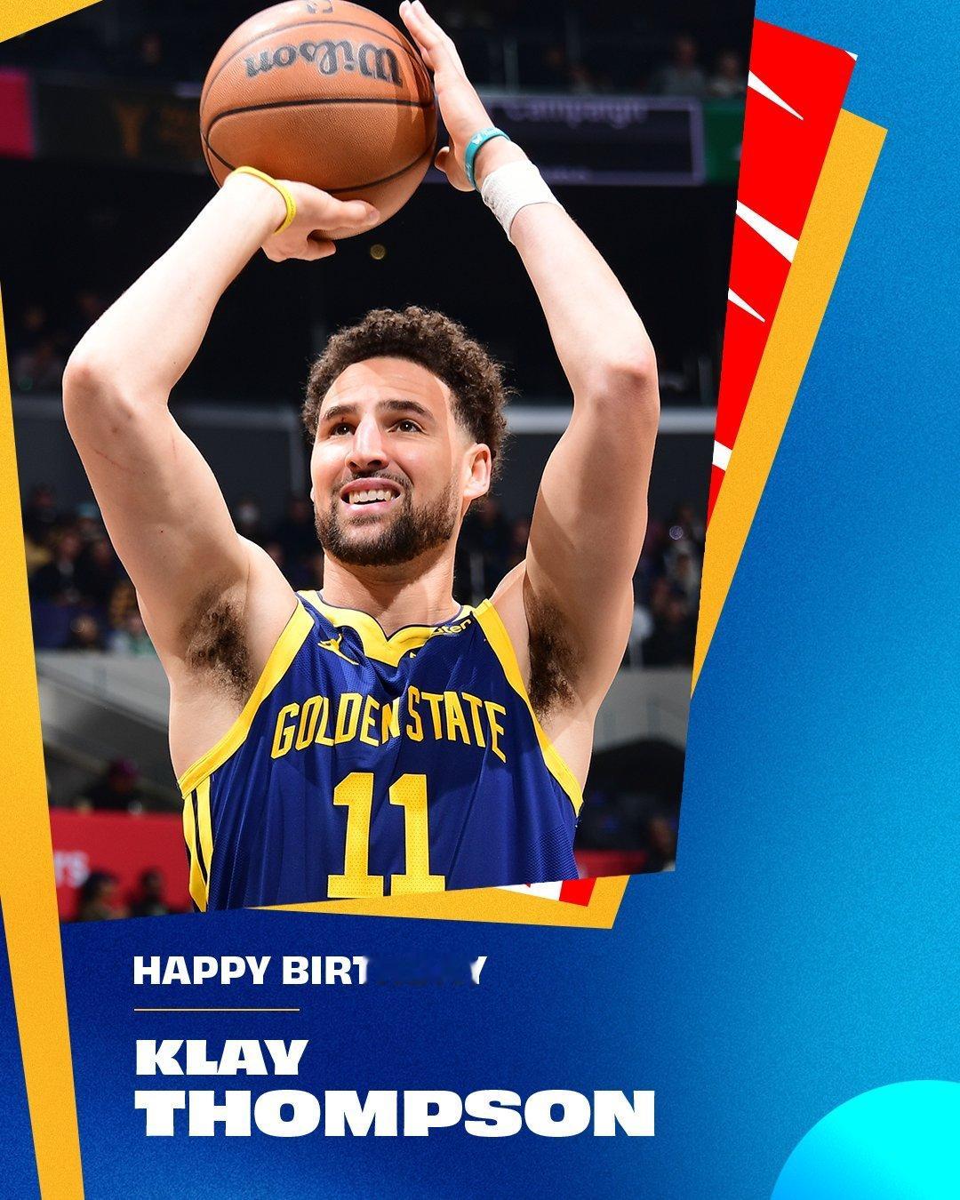 克莱生日快乐！！！你最喜欢的克莱时刻是？？#转发接龙开新年##金州勇士[超话]#