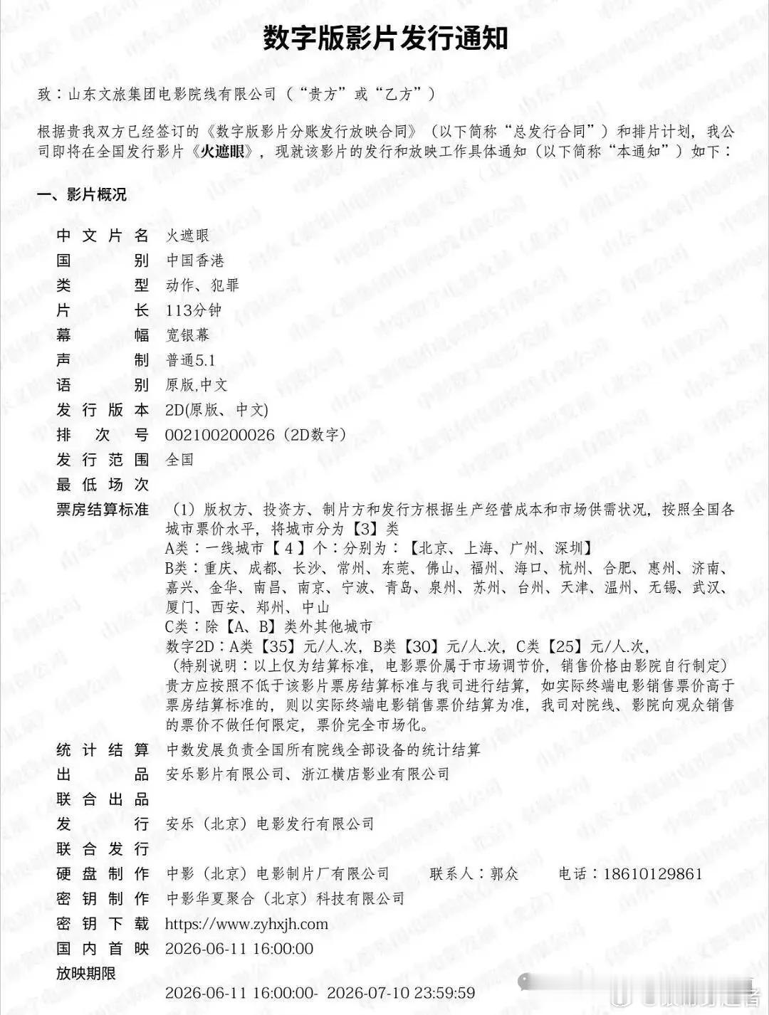 火遮眼预售开启 今日，《火遮眼》正式开启预售，目前显示，预售票房已超40万，该片