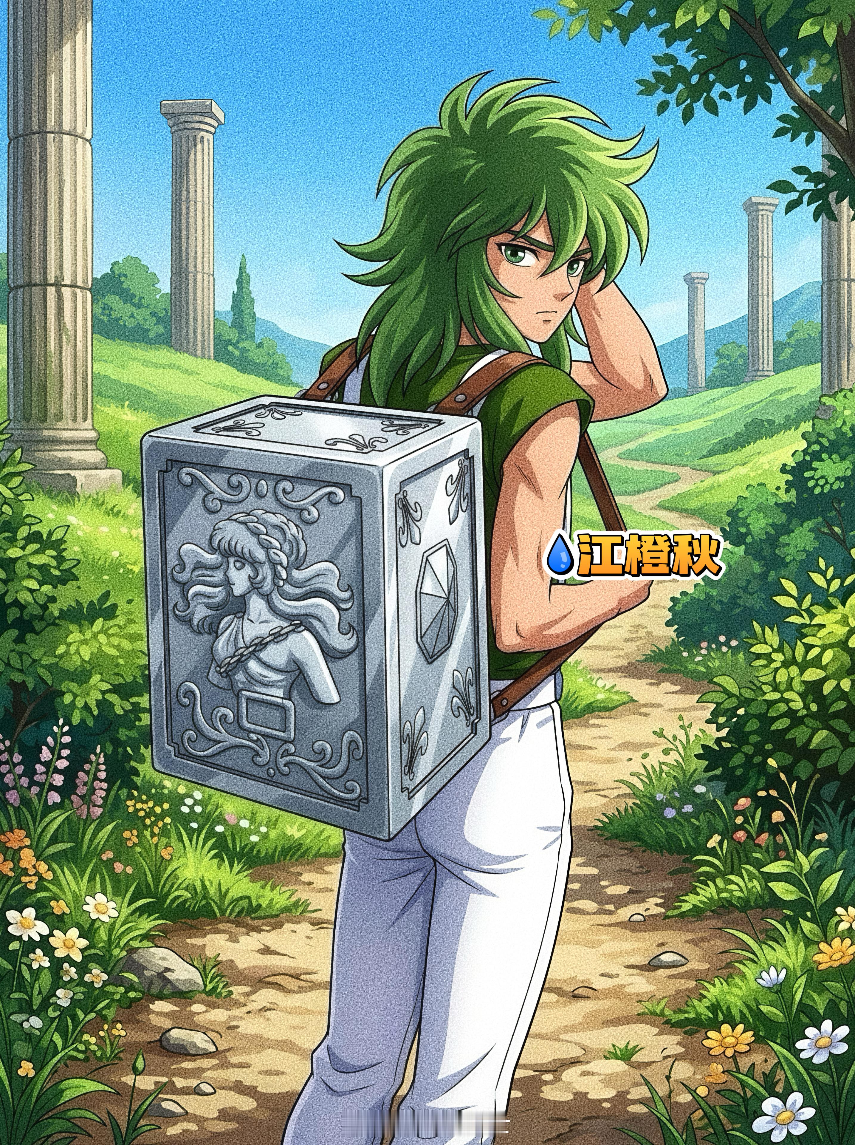 圣斗士星矢小嘛小二郎，背着书包上战场～[doge] ​​​