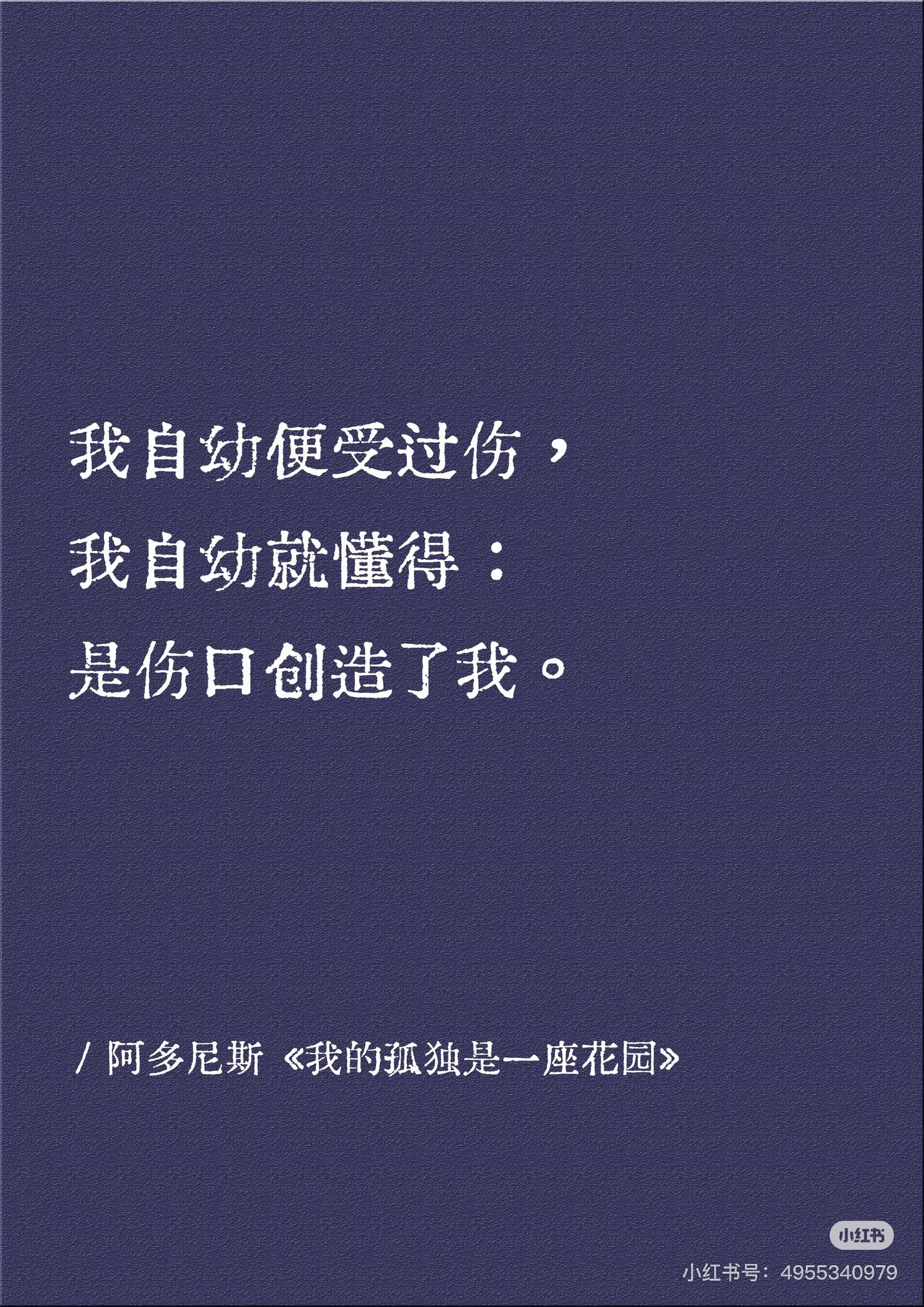 世界让我遍体鳞伤，但伤口长出的却是翅膀。天地万象，是以悲怆建造的，一个孩子、一颗