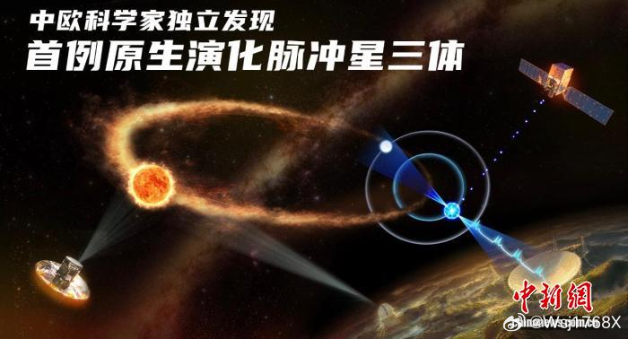 “中国天眼”发现首例原生演化脉冲星三体系统。 ​​​