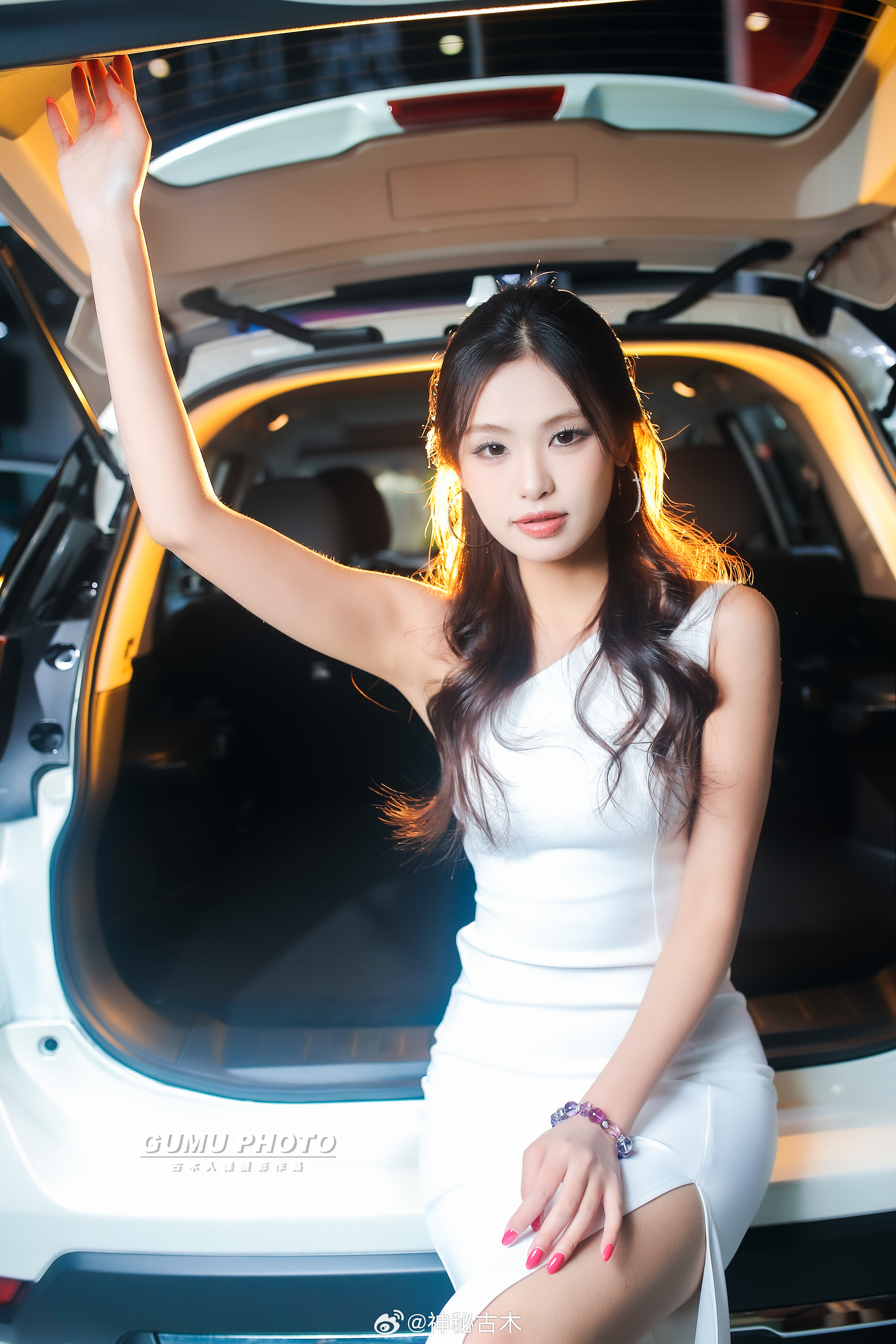 2025成都双十二车展东风日产展台模特小姐姐2025成都双十二车展 