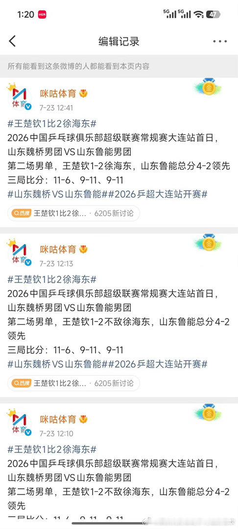 王楚钦粉丝真是错怪咪咕了，咪咕为了真心肝编辑好几次去掉不敌的良苦用心谁能看见