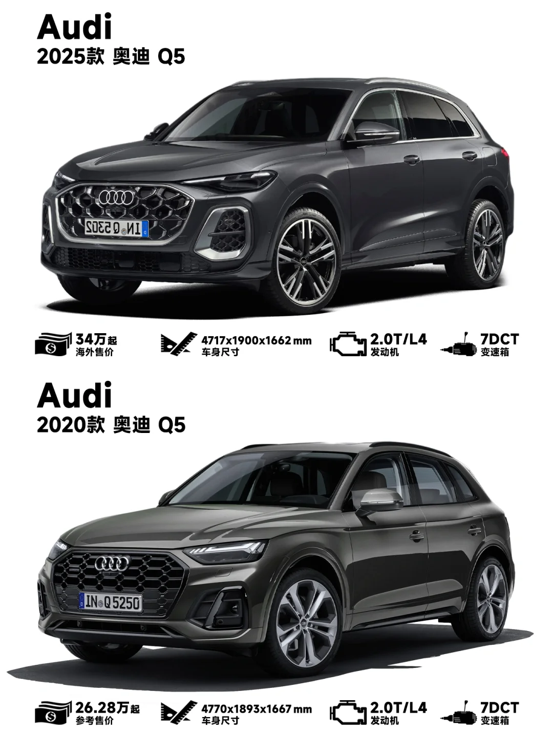 奥迪Q5全新换代！宝马奔驰好好看好好学！