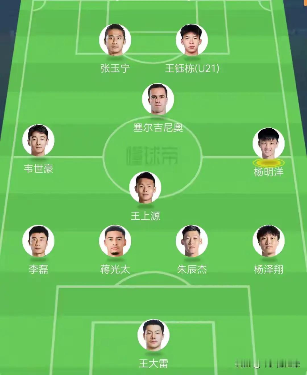 这个阵型能进附加赛吗？评论区留言。