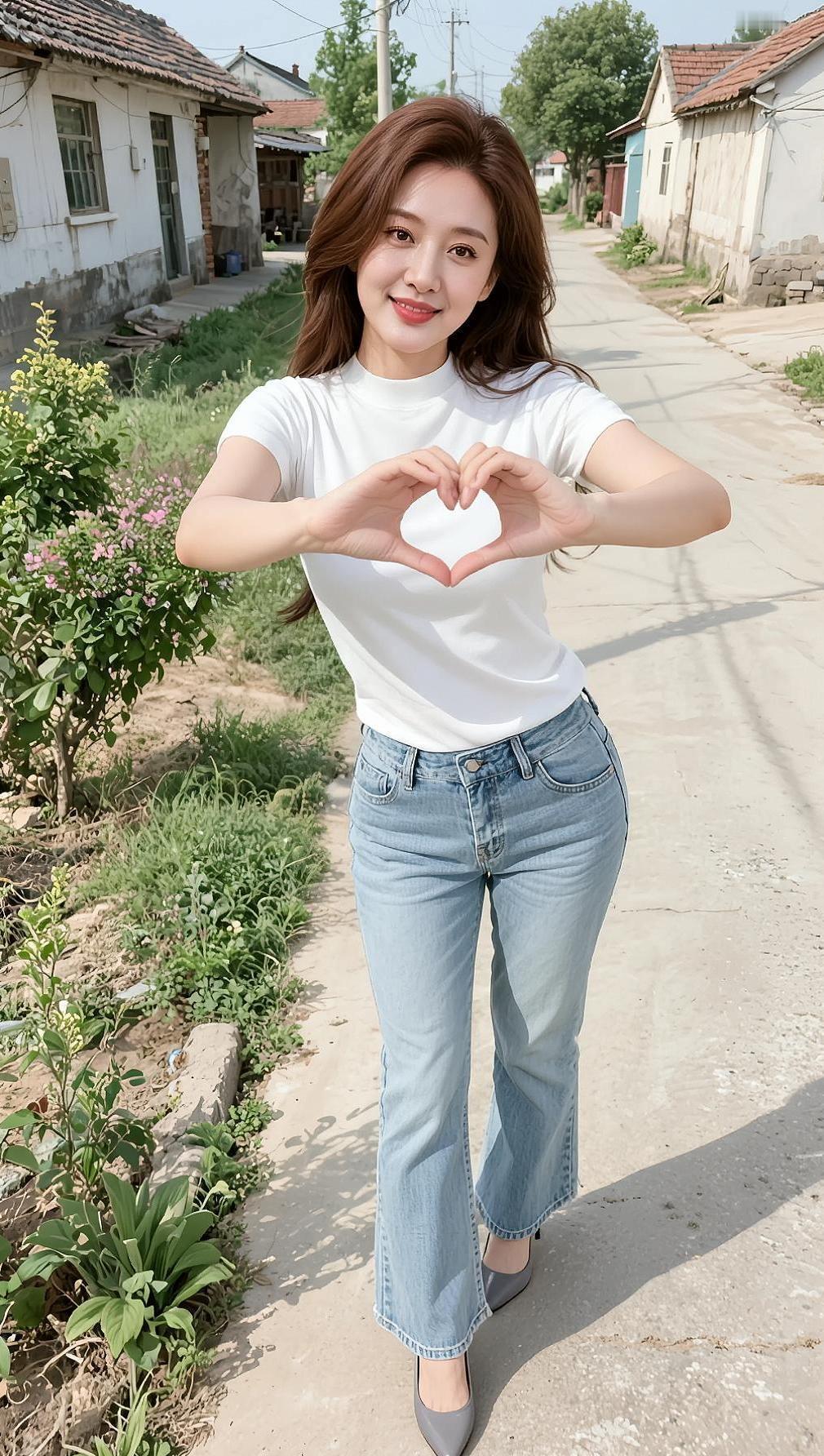 AI田园生活照 抖音ai创作 AI扩图 自然美景 大自然美景