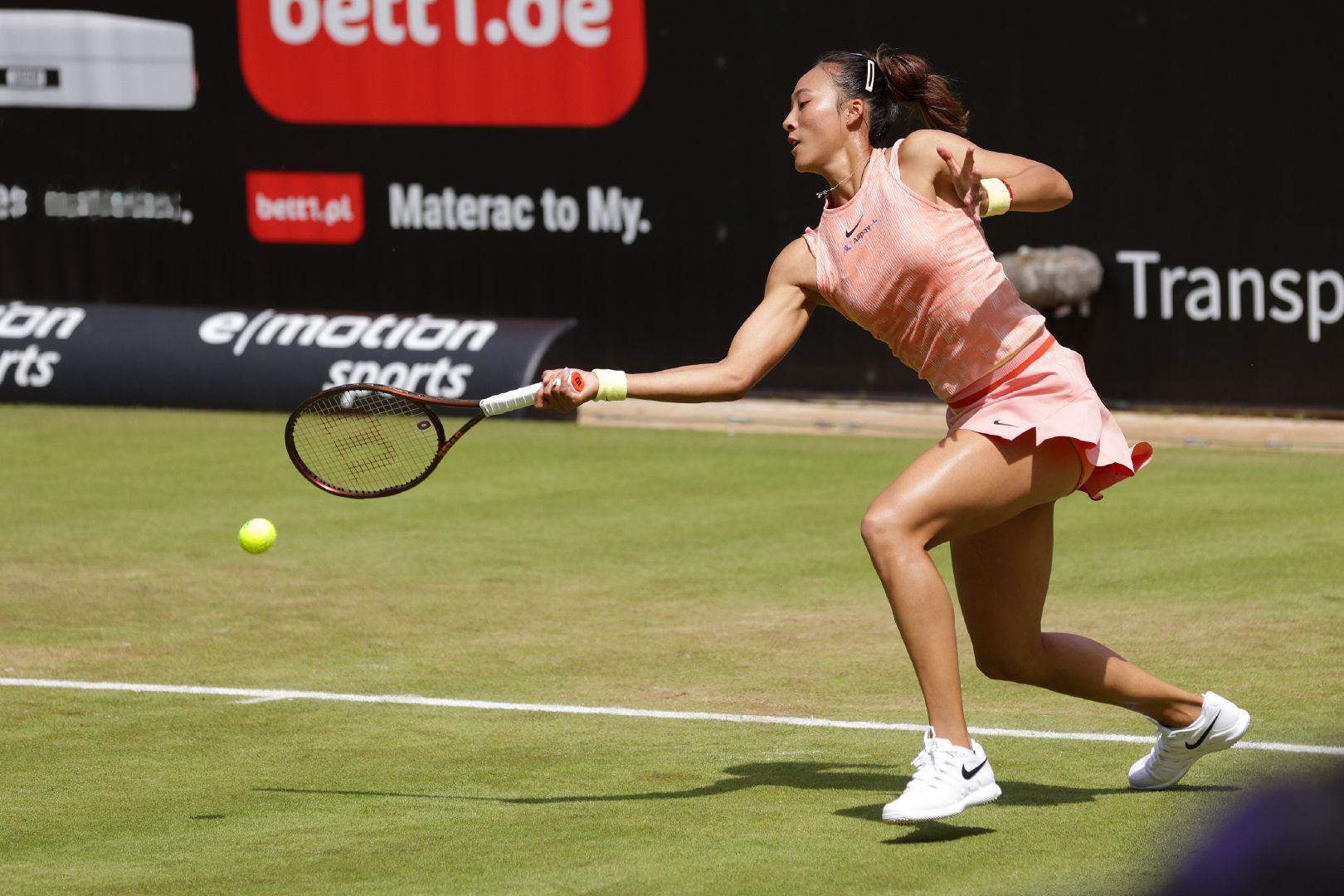 💥23记Aces！郑钦文战胜大坂直美🔥WTA500柏林站女单首轮，赛会六号种