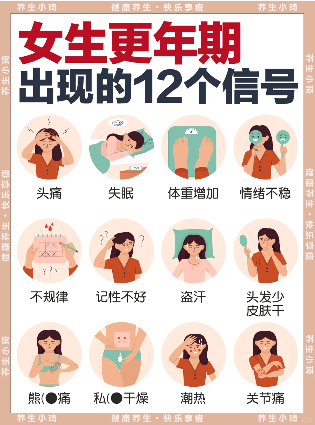 妈妈出现这些信号,可能是更更了❤️