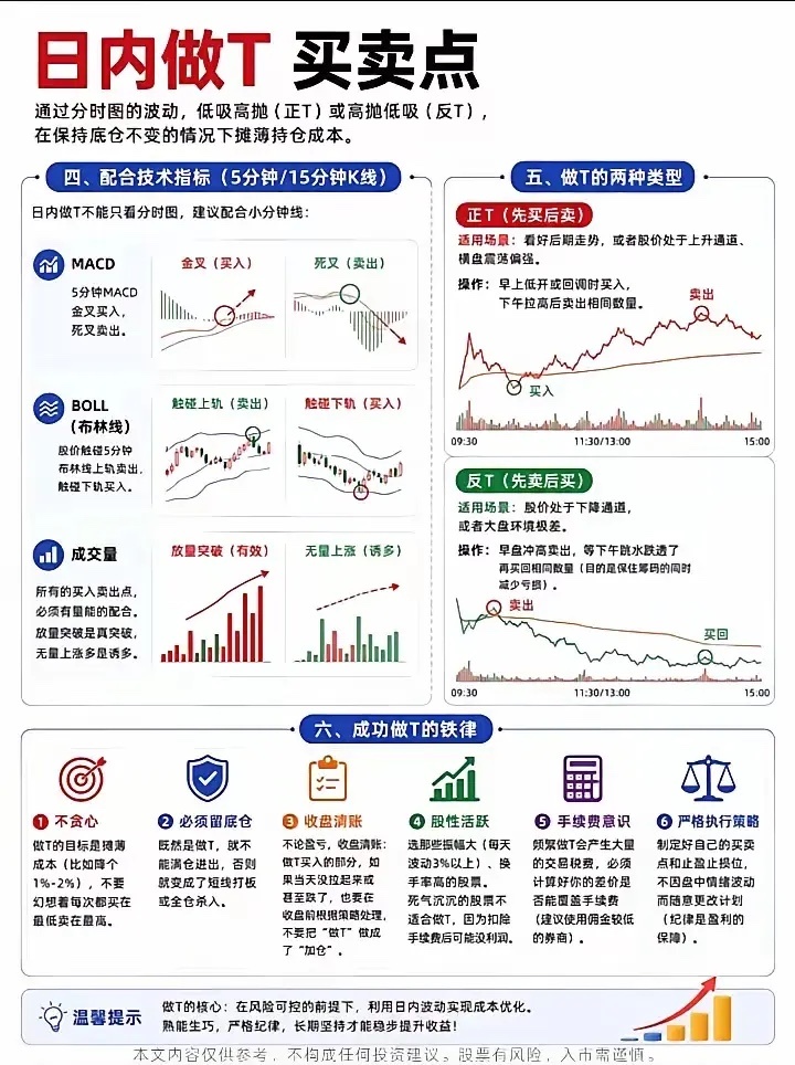 学习日记         日内T的       买点与卖点科技股行情真的结束了吗