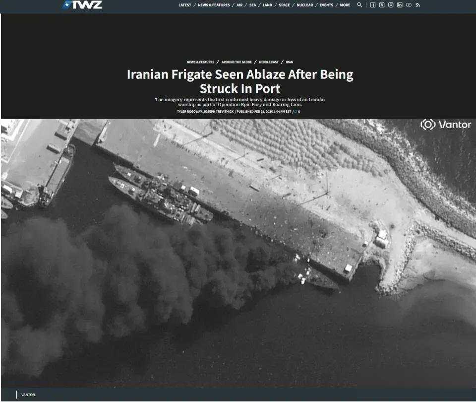 伊朗海军停港舰艇被炸，大船变靶子，非对称战术为何没救场

2026年2月底，美军